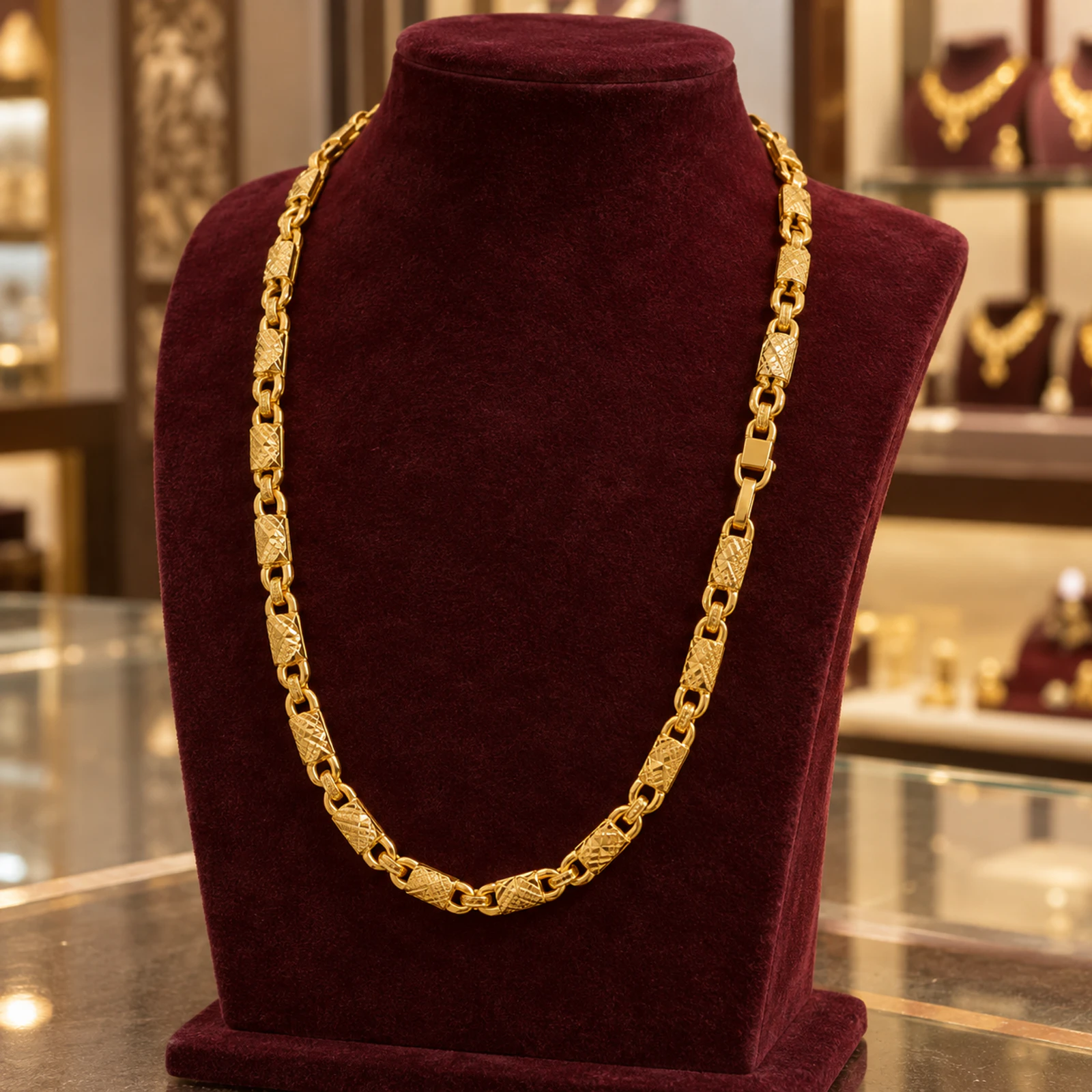Armaan Textured Chain jewellery design