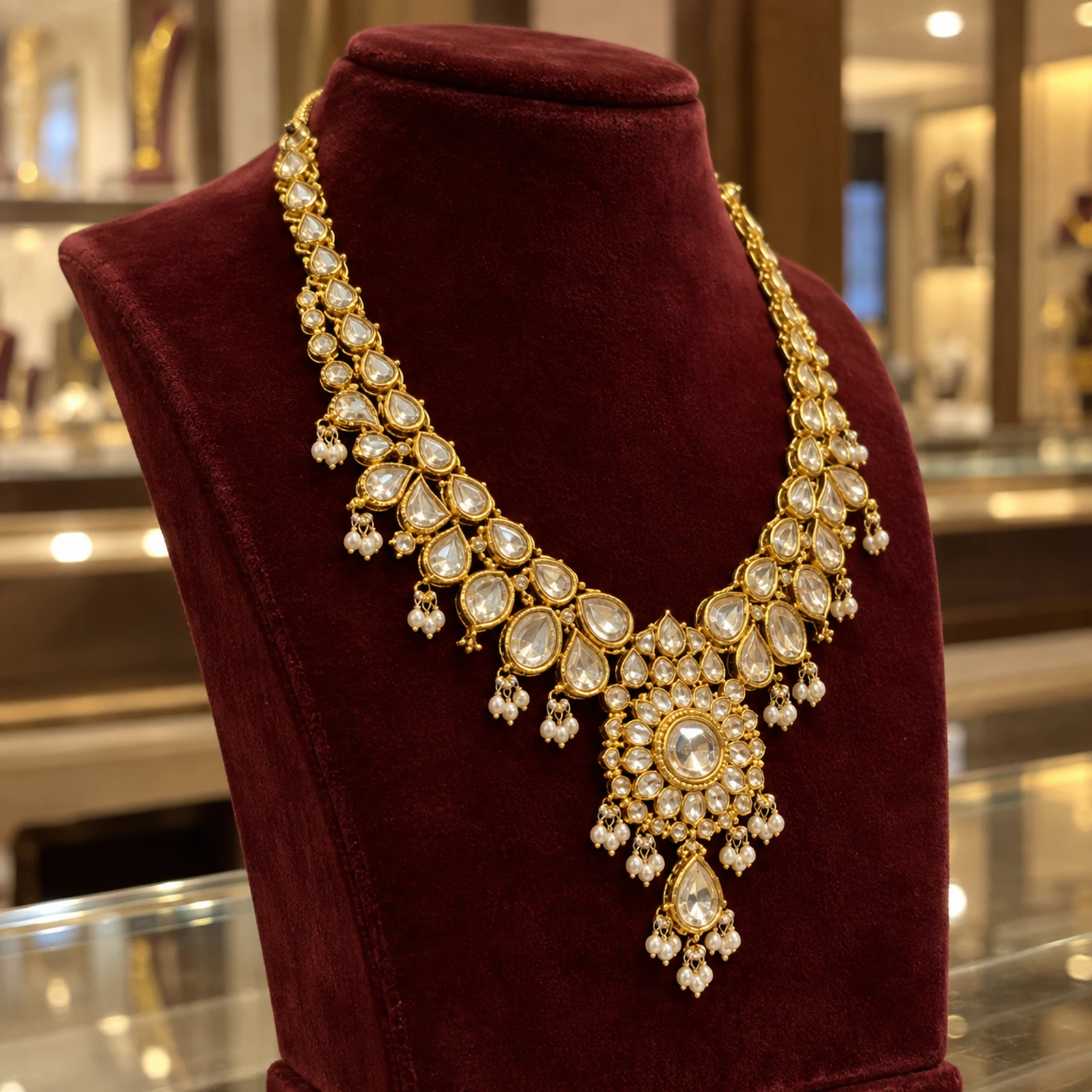 Noor Kundan Necklace jewellery design