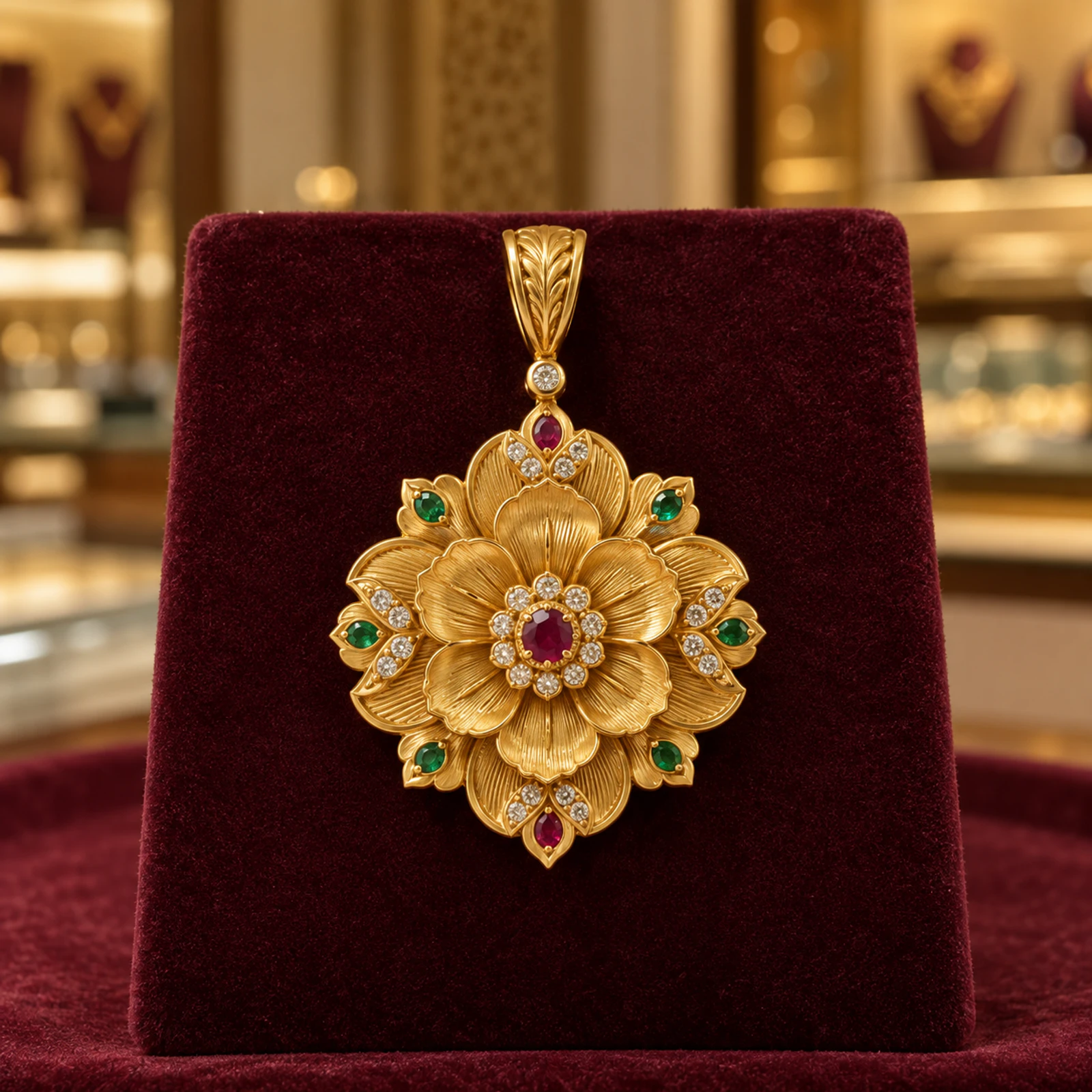 Vanya Floral Pendant jewellery design